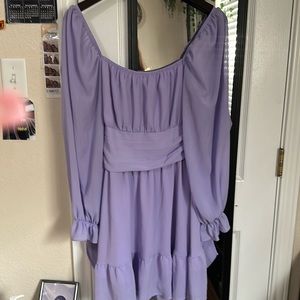 Purple dress